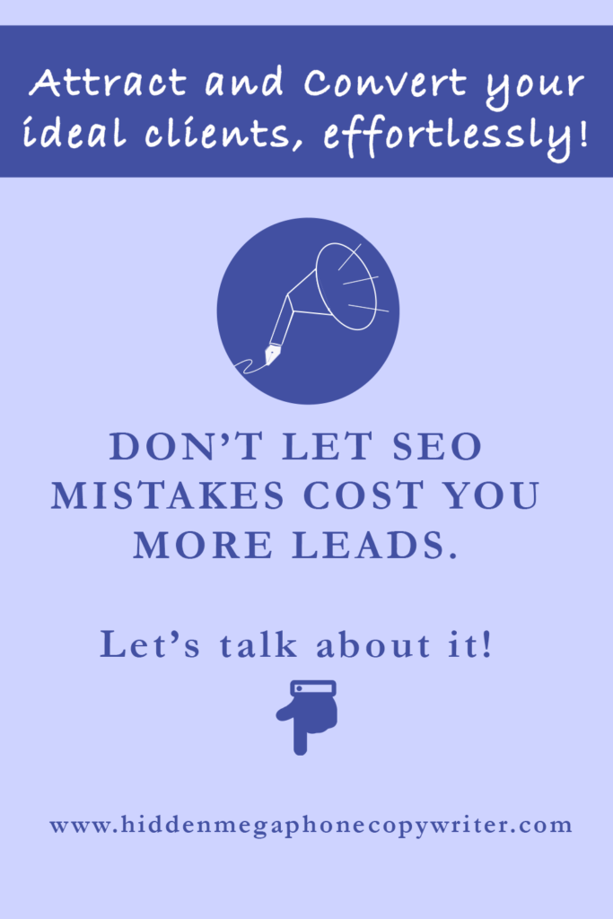 Don't Let SEO Mistakes Cost you More Leads.